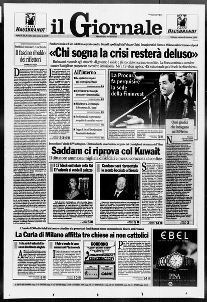 Il giornale : quotidiano del mattino